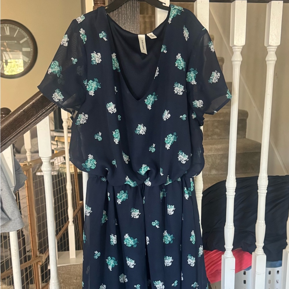 Floral Navy Dress